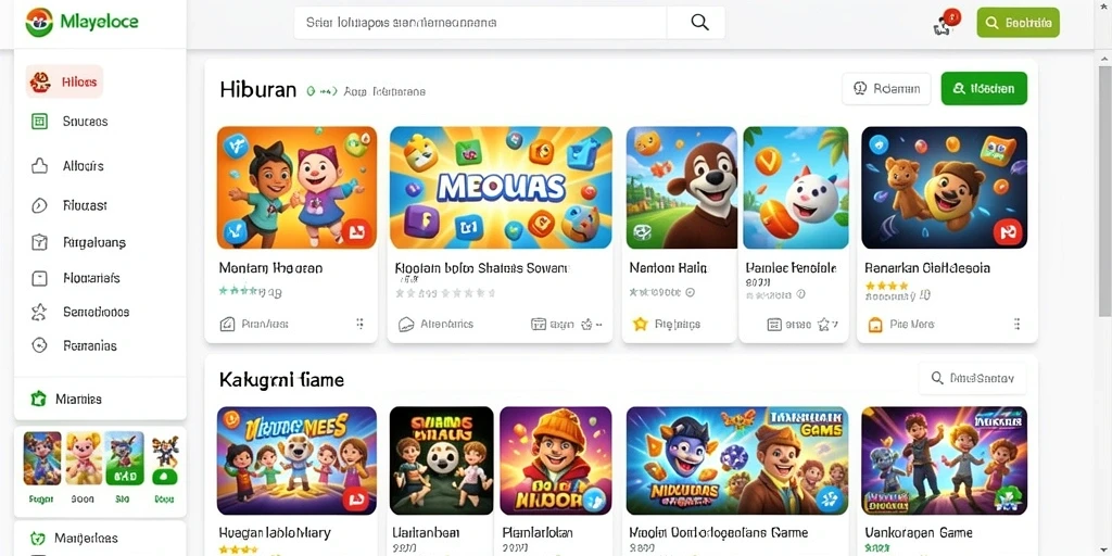 Screenshot ketiga menampilkan menu komunitas dan event terkini.