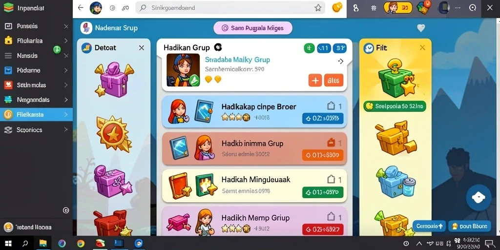 Salah satu momen seru dalam game RPYYY.